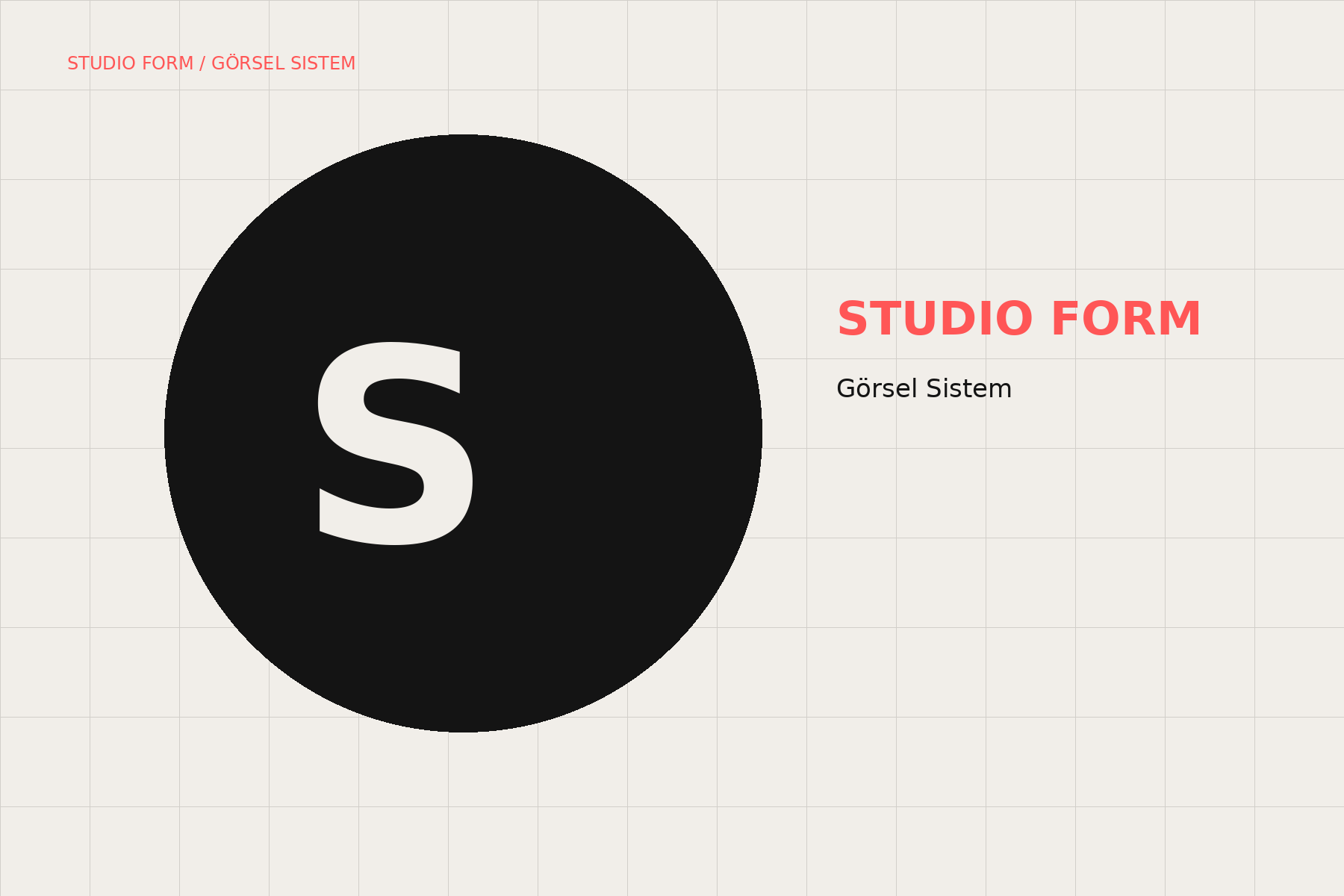 Studio Form logo ve görsel kimlik sistemi